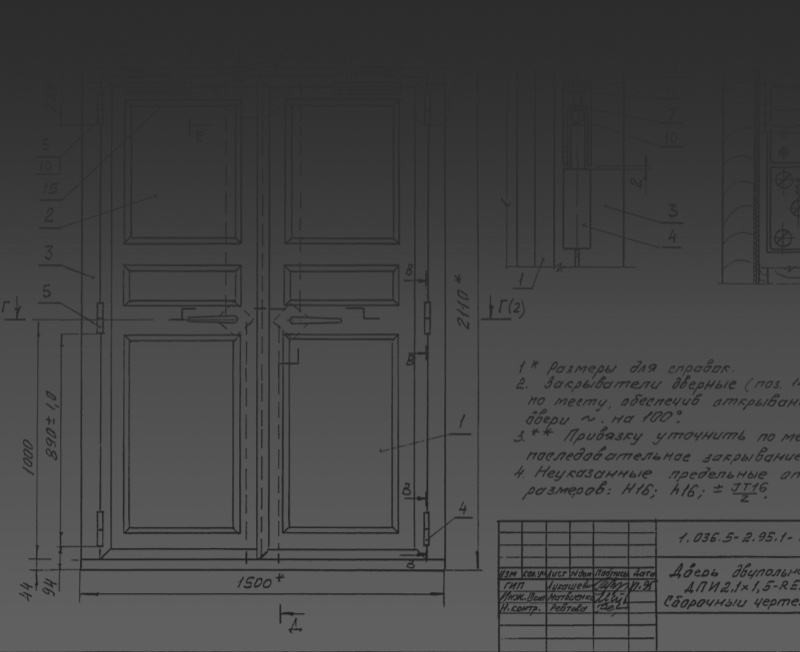 Двери по индивидуальному заказу